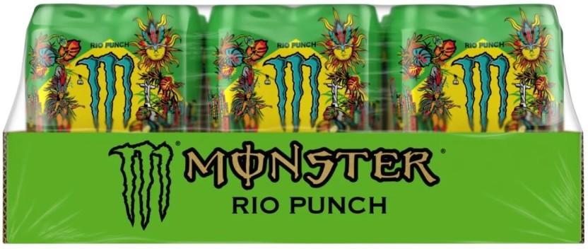 Monster Rio Punch Energy Drink (Unflavoured, 24 x 500 ml)