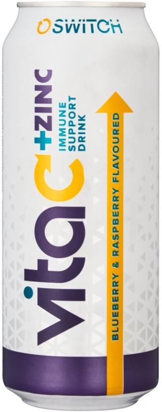 Switch Immune Support Drink Energy Drink (Blueberry, Raspberry Flavoured, 6 x 500 ml)