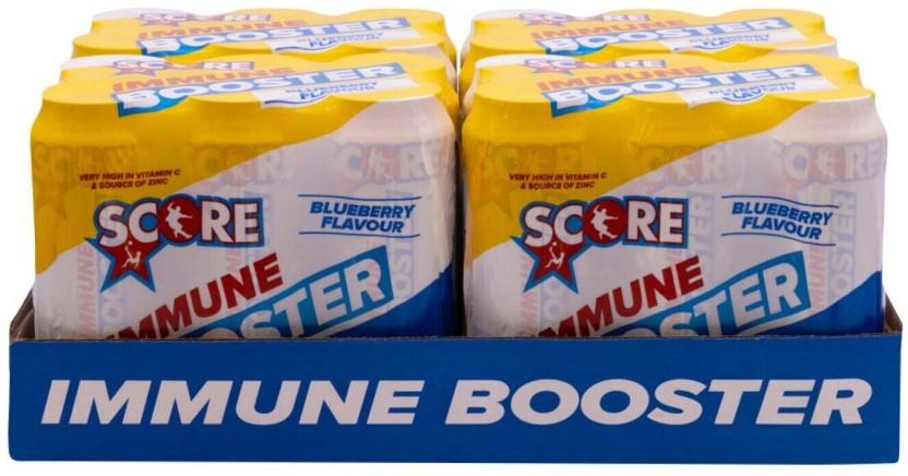 Score Immune Booster Energy Drink (Blueberry Flavoured, 24 x 500 ml)