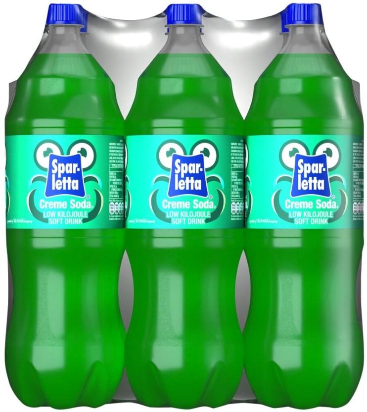 Sparletta Creme Soda Soft Drink (6 x 2 L)