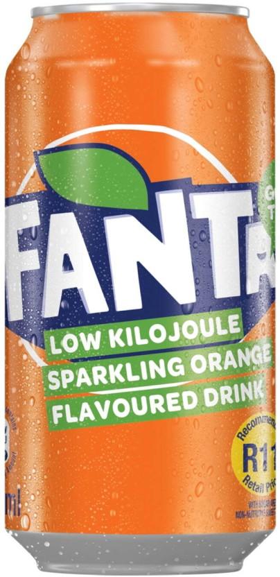 Fanta Low Kilojoule Sparkling Orange Flavoured Drink (400 ml)