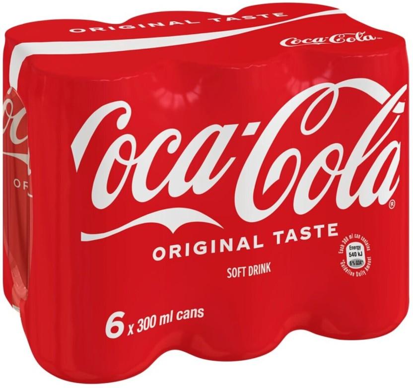 Coca-Cola Soft Drink (6 x 300 ml)