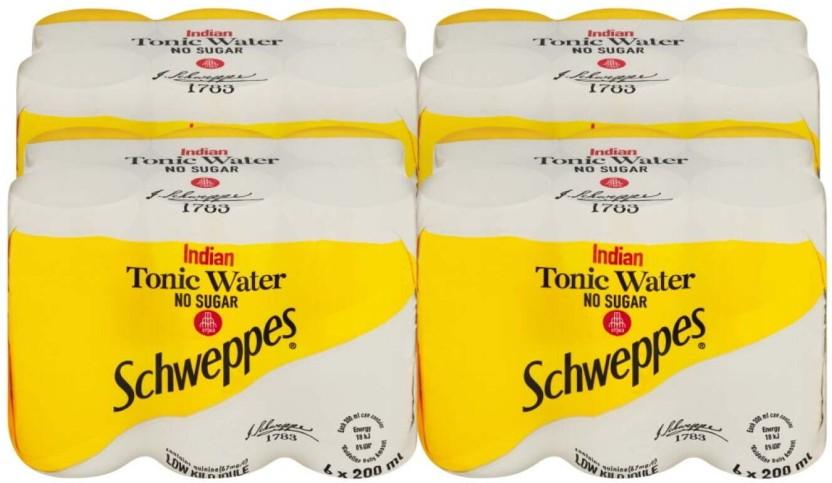 Schweppes Indian Tonic Water - Zero Sugar (24 x 200 ml)