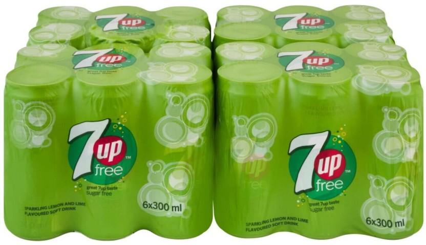 7Up Lemon and Lime Flavoured Soft Drink (24 x 300 ml)