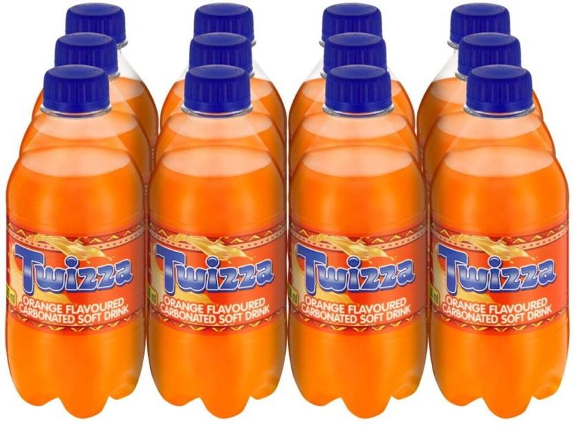 Twizza Orange Flavoured Carbonated Soft Drink (12 x 330 ml)