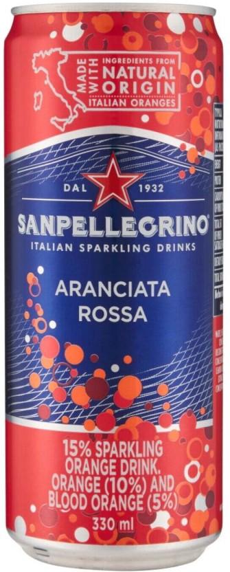San Pellegrino Aranciata Rossa - Sprkling Orange Drink (330 ml)