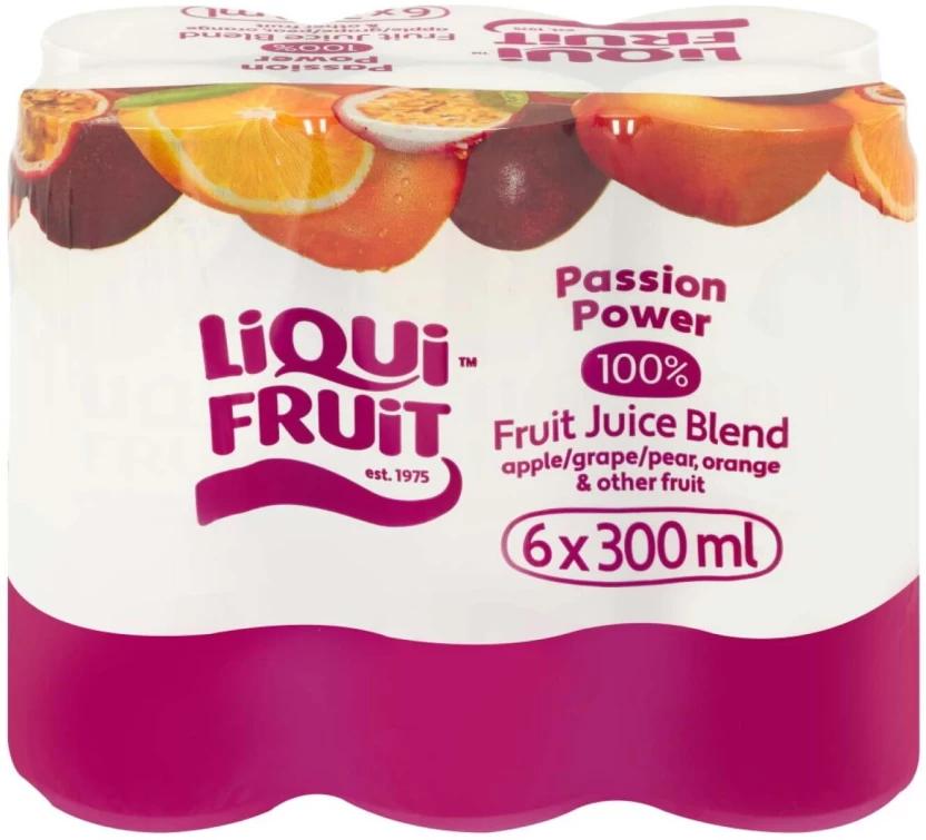 Liqui Fruit Passion Power 100% Fruit Juice Blend (6 x 300 ml)