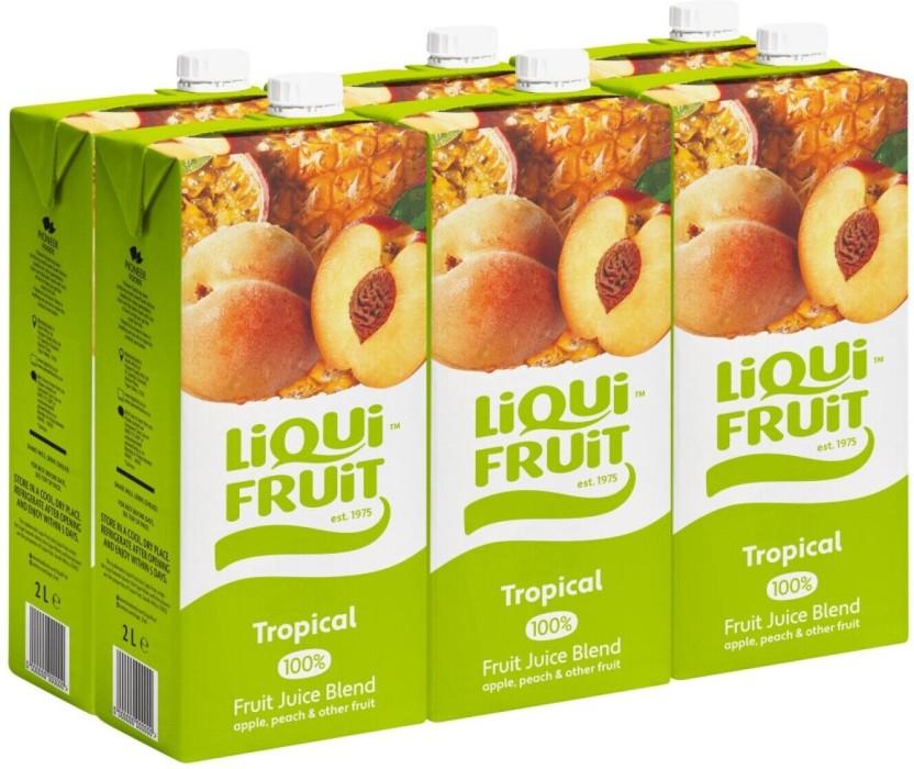 Liqui Fruit Tropical 100% Fruit Juice Blend (6 x 2 L)