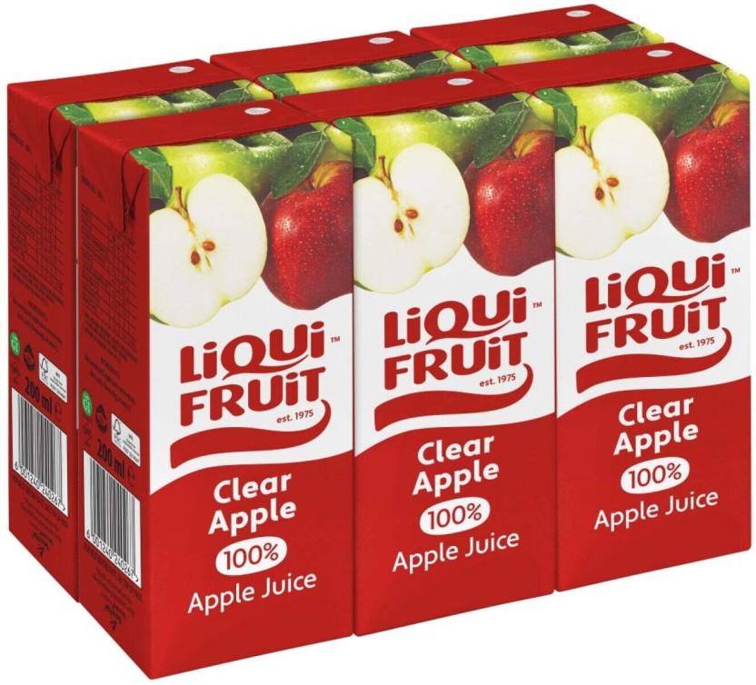 Liqui Fruit 100% Apple Juice (6 x 200 ml)