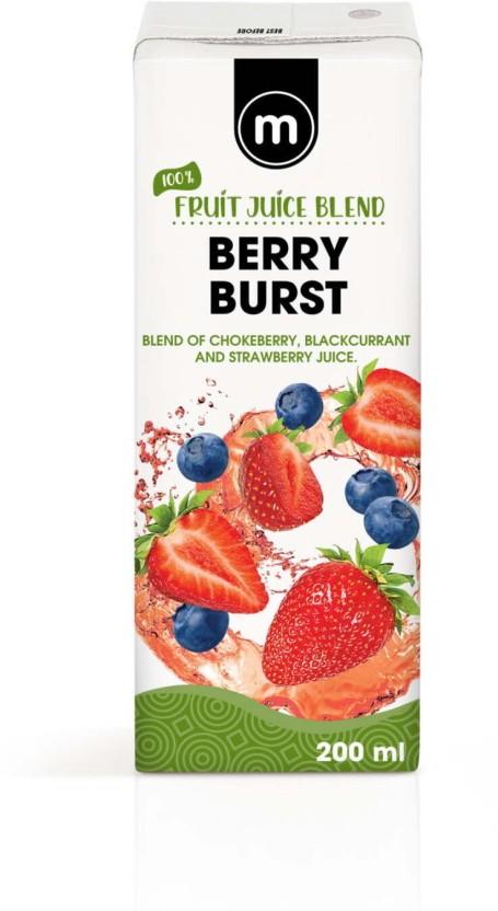 M Berry Burst 100% Fruit Juice Blend (24 x 200 ml)