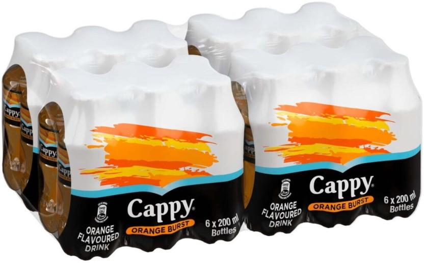 Cappy Orange Burst Flavoured Drink (24 x 200 ml)