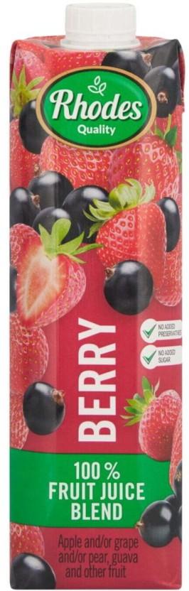 Rhodes Berry 100% Fruit Juice Blend (1 L)