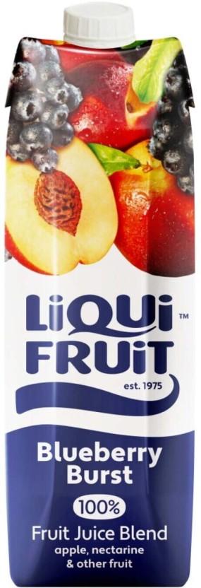 Liqui Fruit Blue Berry Burst 100% Fruit Juice Blend (12 x 1 L)