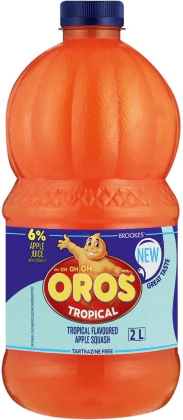 Brookes Oros Low-Cal Orange Squash (2 L)