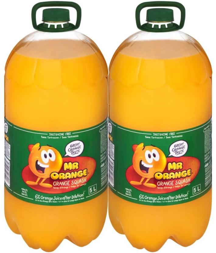 MR Orange Squash (5 L, Pack of 2)