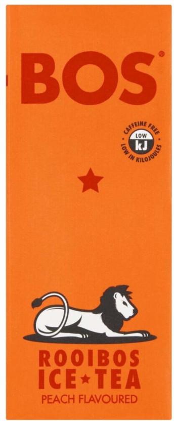 Bos Peach Flavoured Rooibos Iced Tea (6 x 200 ml)