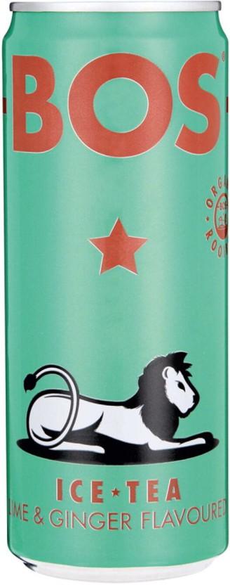 Bos Lime & Ginger Flavoured Rooibos Iced Tea (24 x 300 ml)