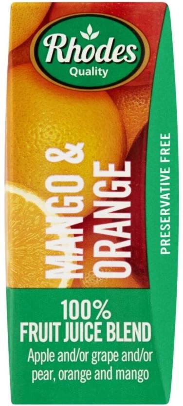 Rhodes Mango & Orange 100% Fruit Juice Blend (200 ml)