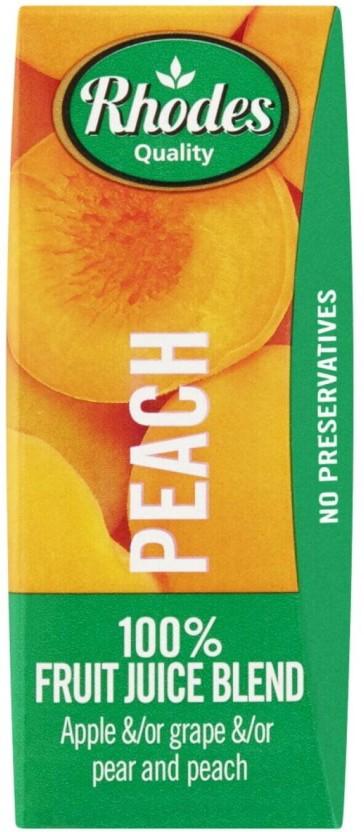 Rhodes Peach 100% Fruit Juice Blend (200 ml)