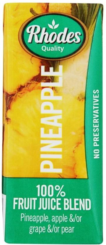 Rhodes Pineapple 100% Fruit Juice Blend (200 ml)