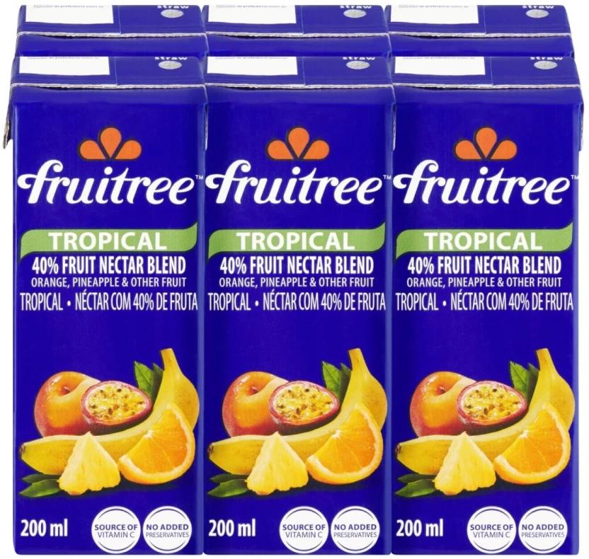 Fruitree Tropical Fruit Nectar Blend (6 x 200 ml)