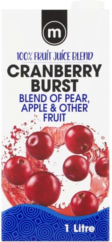 M Cranberry Burst 100% Fruit Juice Blend (1 L)