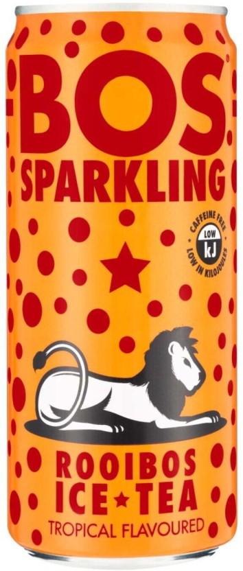 Bos Sparkling Tropical Flavoured Rooibos Iced Tea (300 ml)