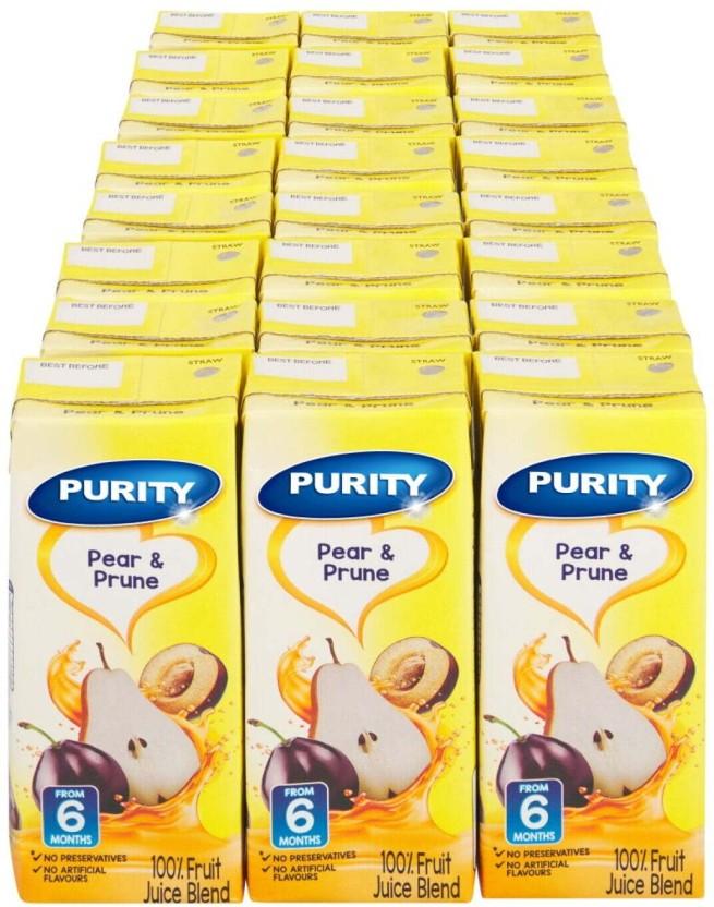 Purity 100% Fruit Juice Prune & Pear (200ml) (24 x 200 ml)