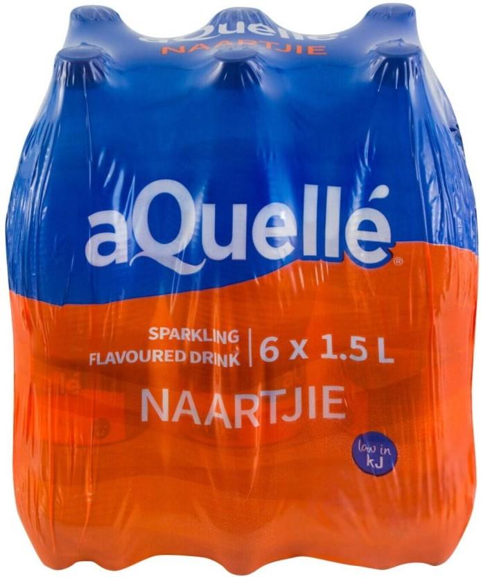 aQuelle Sparkling Naartjie Flavoured Water (6 x 1.5 l)