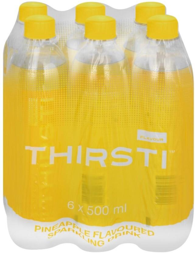 Thirsti Sparkling Pineapple Flavoured Water (1 x 500 ml)