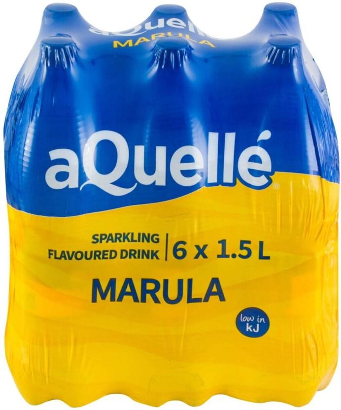 aQuelle Sparkling Marula Flavoured Water (6 x 1.5 l)