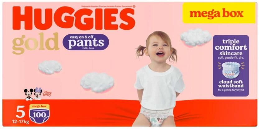 HUGGIES Nappies Pant Diapers - 5 (100 Pieces)