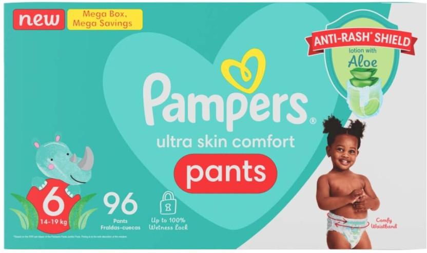 Pampers Mega Box Double Protection Tape Diapers - XL|XXL|XXXL (96 Pieces)