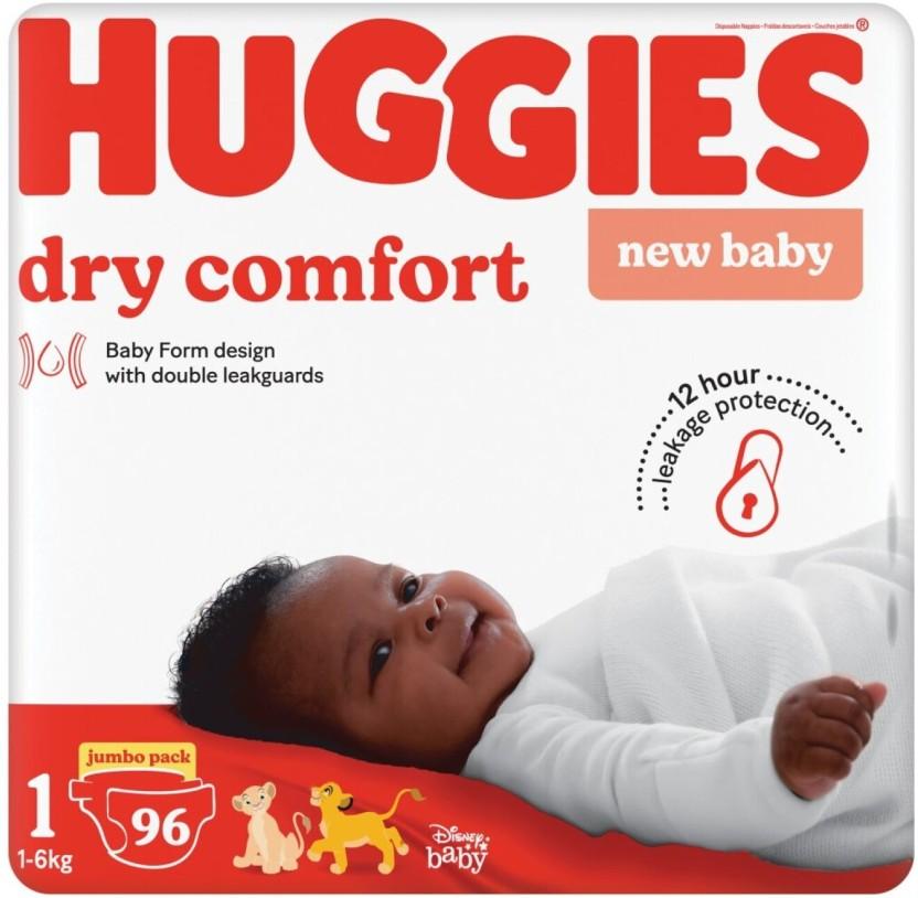 Huggies New Baby Dry Comfort Pant Diapers - 1 (96 Pieces)