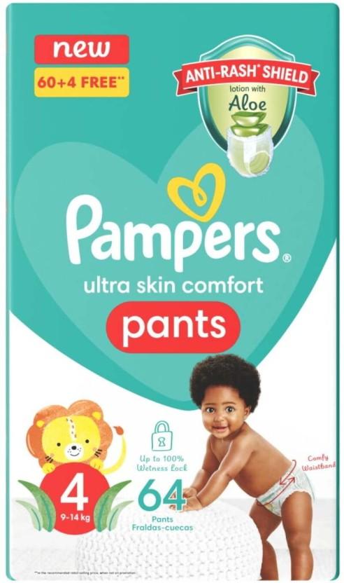 Pampers Double Protection Pant Diapers - M (60 Pieces)