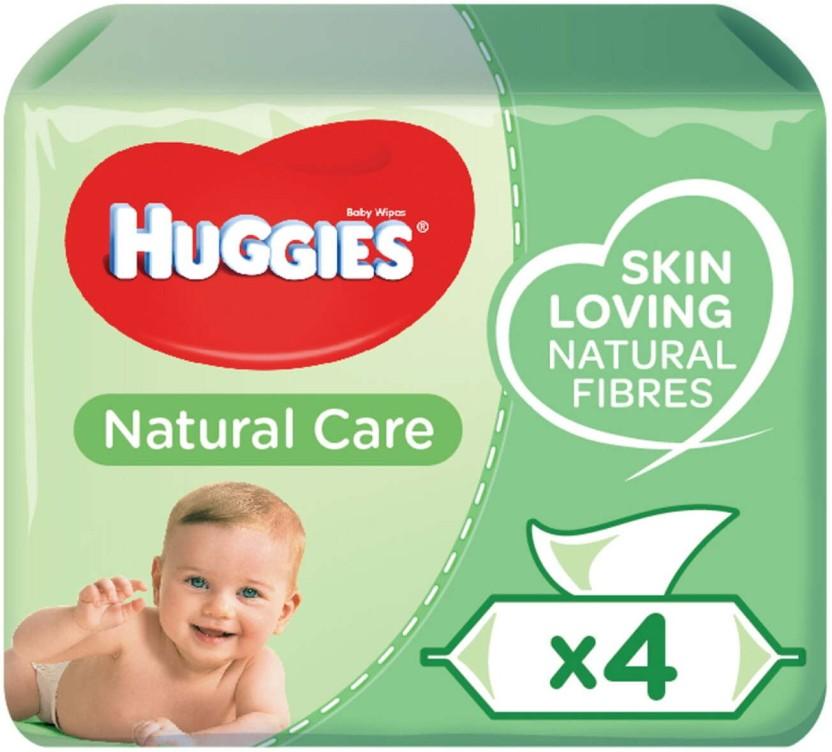 Huggies Natural Care (Pack of 3, 224 Wipes per Pack)