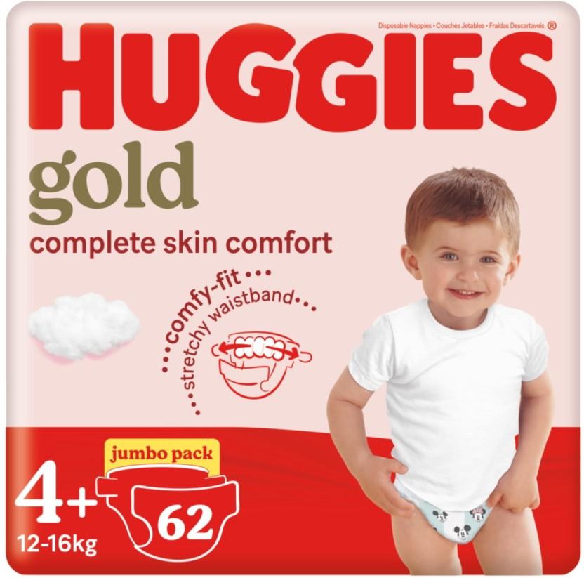 Huggies Jumbo Pack Gold Tape Diapers - XL (62 Pieces)