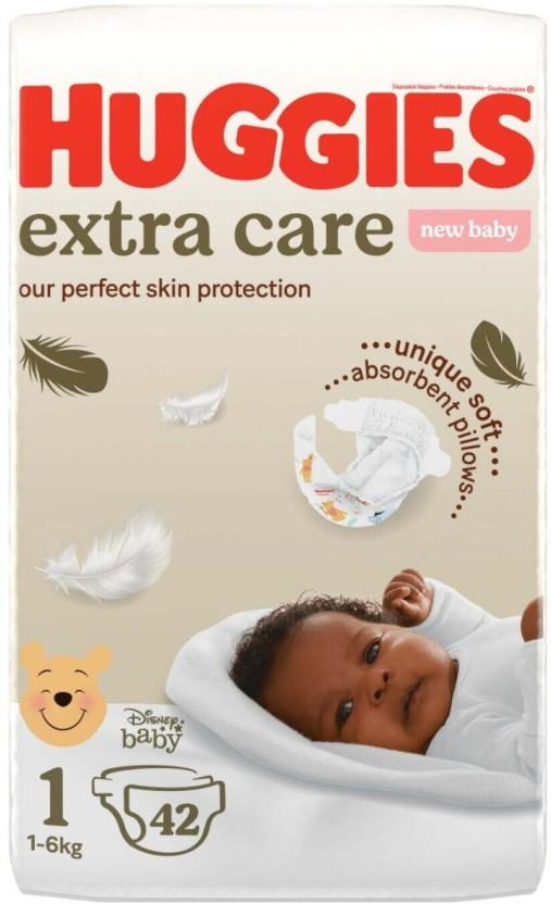 Huggies New Baby Extra Care Tape Diapers - 0 (42 Pieces)