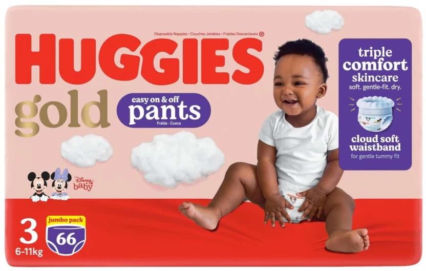 HUGGIES Gold Pants Pant Diapers - 3 (66 Pieces)