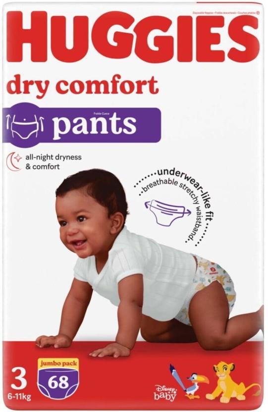 Huggies Dry Comfort All Night Dryness Pant Diapers - M (68 Pieces)