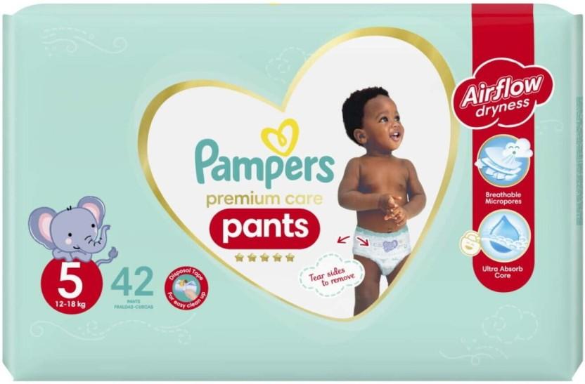 Pampers Premium Care Air Flow Dryness Pant Diapers - 5 (42 Pieces)