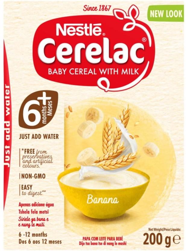 Nestle Cerelac Stage 1 Banana Cereal (200 g, 6+ Months)