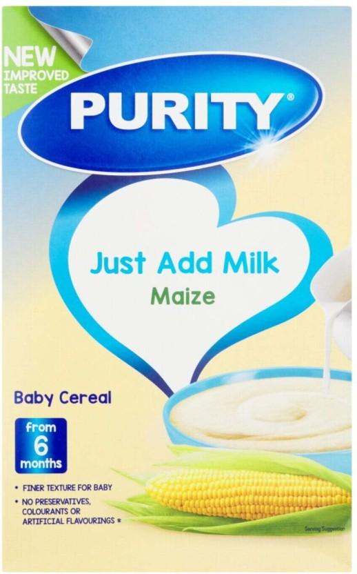Purity Maize Baby Cereal With Milk Cereal (450 g, 6+ Months)