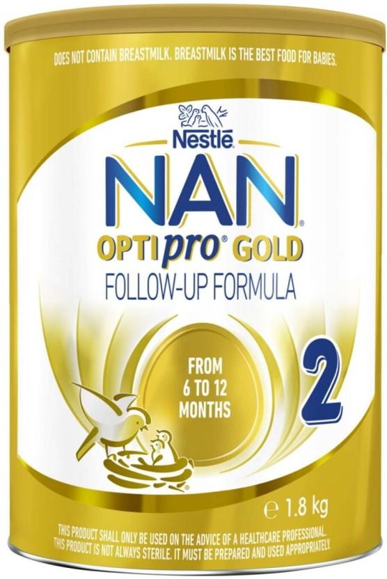 Nestle Nan Opti Pro Gold 2 Follow-Up Formula (1.8 kg, 0-12 Months)