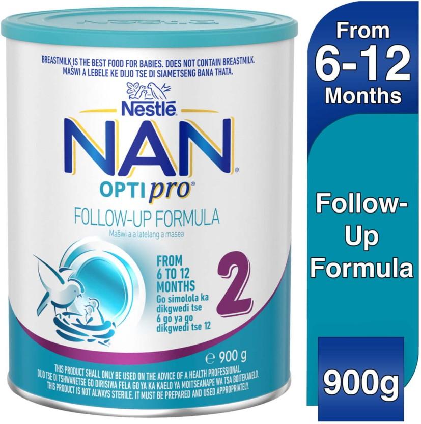 Nestle Nan Optipro Follow-Up Formula 2 (6 x 900 g, 6-12 Months)