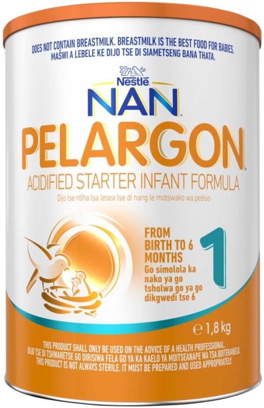 Nestle Nan Pelargon 1 Acidified Starter Infant Formula (6 x 1.8 kg, 0-6 Months)