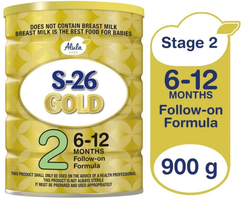 Alula S-26 Gold 2 Follow-On Formula (3 x 900 g, 6-12 Months)