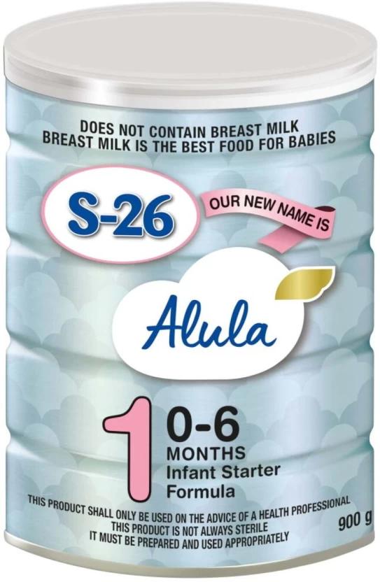 Alula S-26 1 Infant Starter Formula (6 x 900 g, 0-6 Months)
