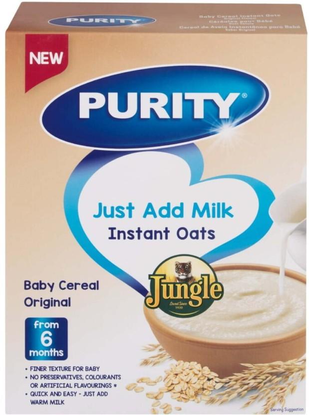 Purity Baby Instant Oats Cereal (500 g, Pack of 6, Upto 24 Months)