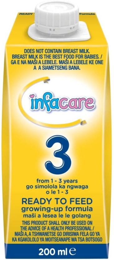 Infacare 3 Ready To Feed Growing Up Formula (24 x 200 ml, 24 Months And Above)